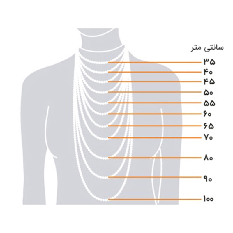 زنجیر فلامینگو ساده dar25طلا 18عیار زنانه 45 سانت - تصویر 4