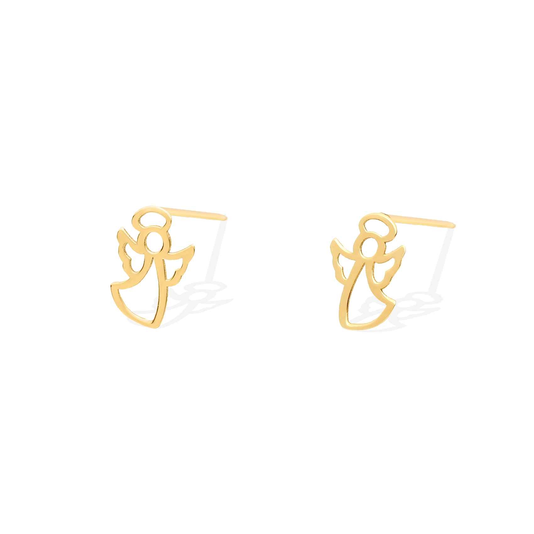 گوشواره طلا 18 عیار طرح انجل
