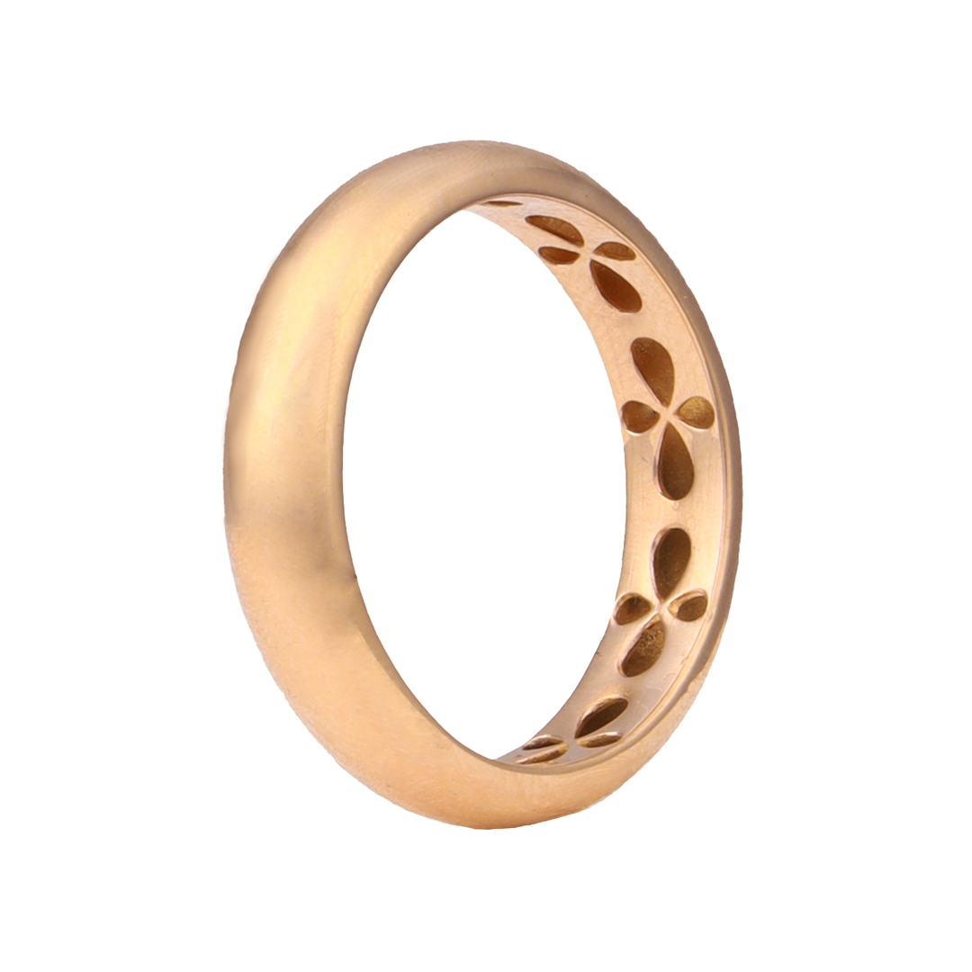 انگشتر رینگ نهال طلا 18 عیار - تصویر 2