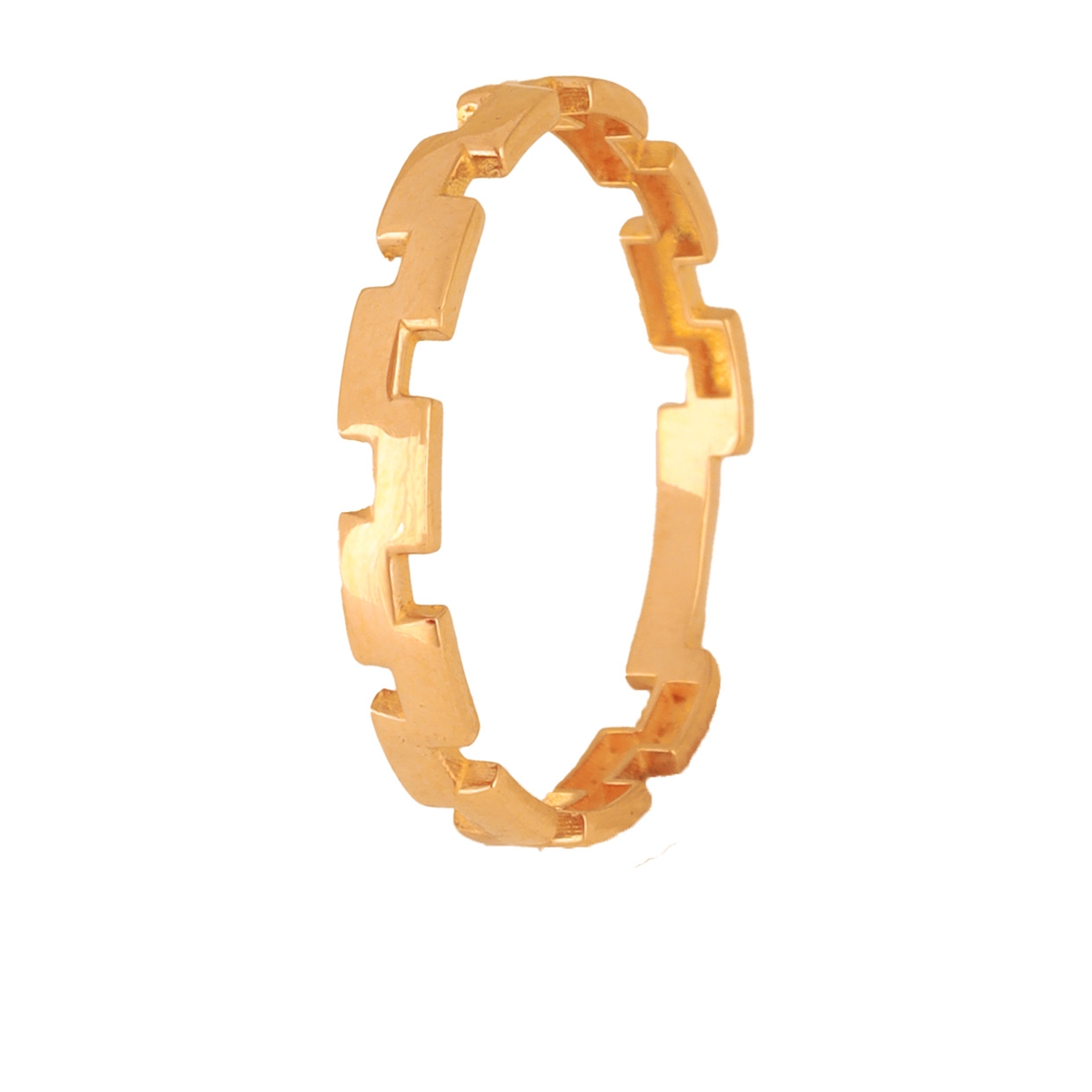 انگشتر طلا 18 عیار طرح کُدا - تصویر 2