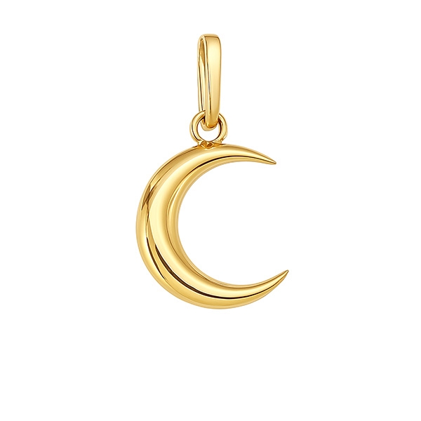 پلاک طلا 18 عیار طرح ماهتاب - تصویر 2