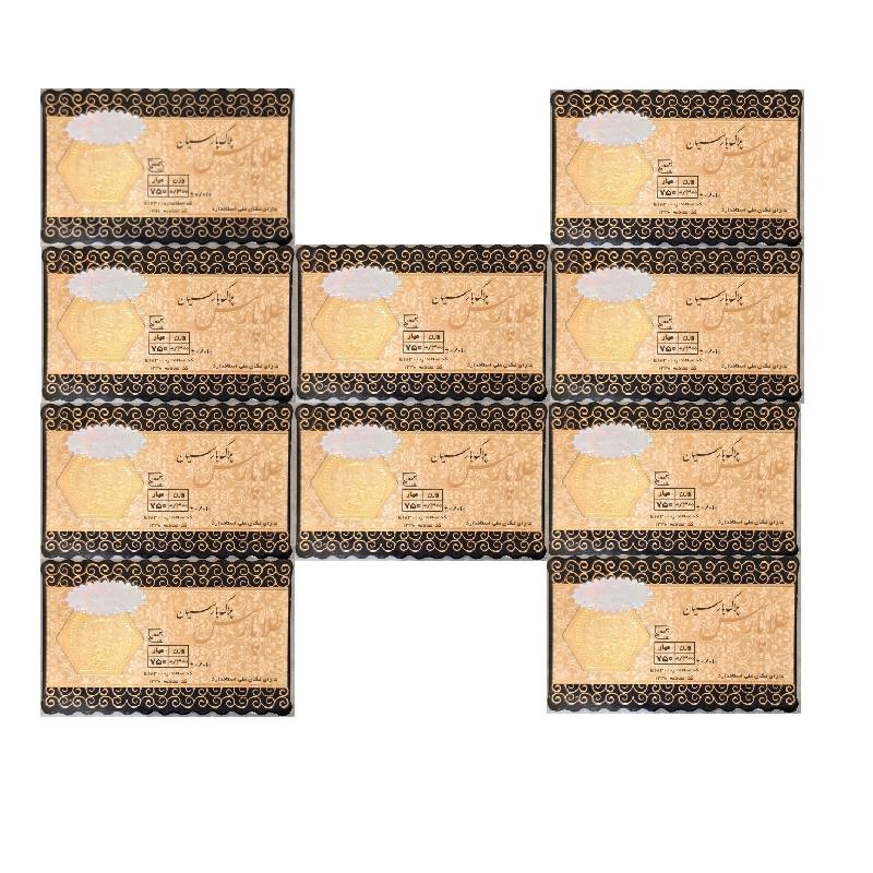 سکه طلا پارس 300 سوتی 18 عیار بسته 10 عددی