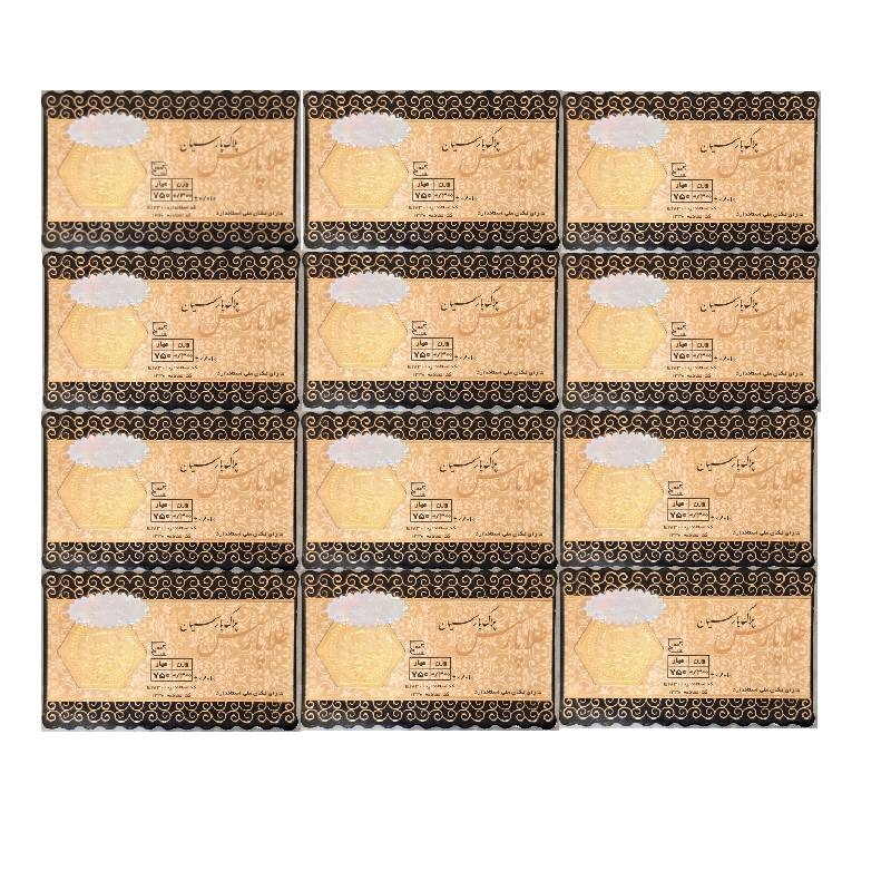 سکه طلا پارس 300 سوتی 18 عیار بسته 12 عددی