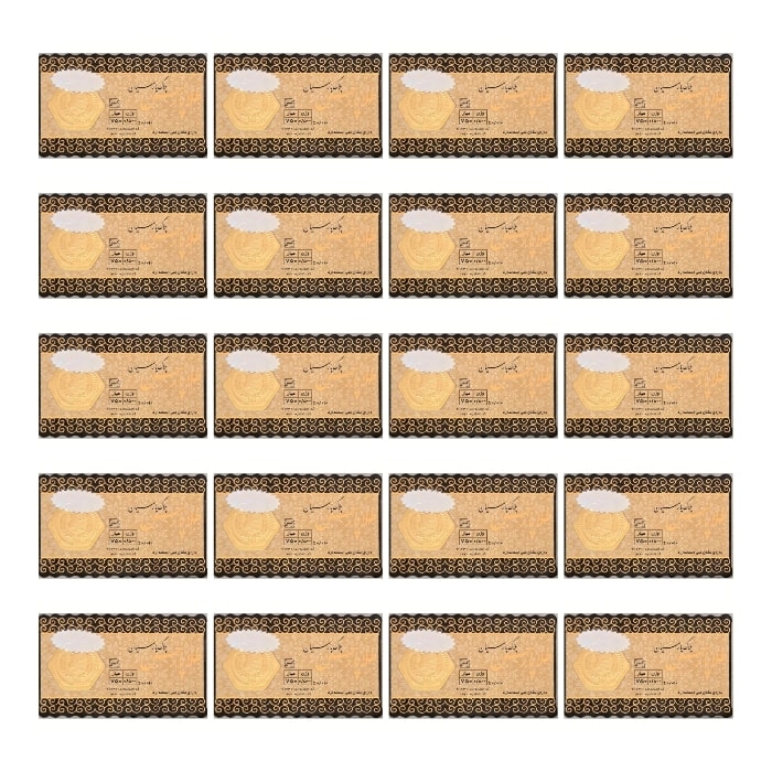 سکه طلا پارس 500 سوتی 18 عیار بسته 20 عددی
