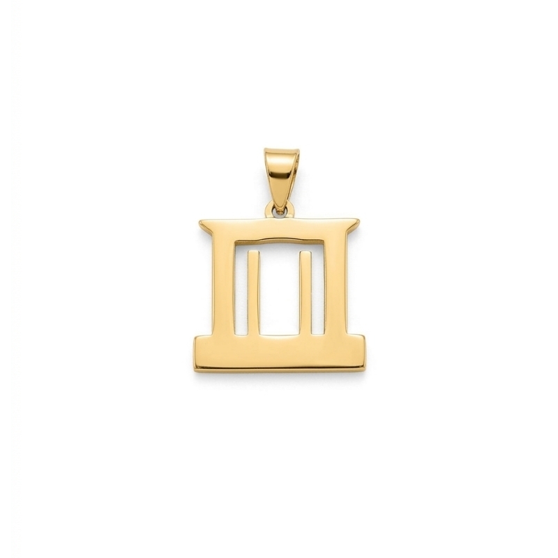 پلاک طلا 18عیار طرح تخت جمشید
