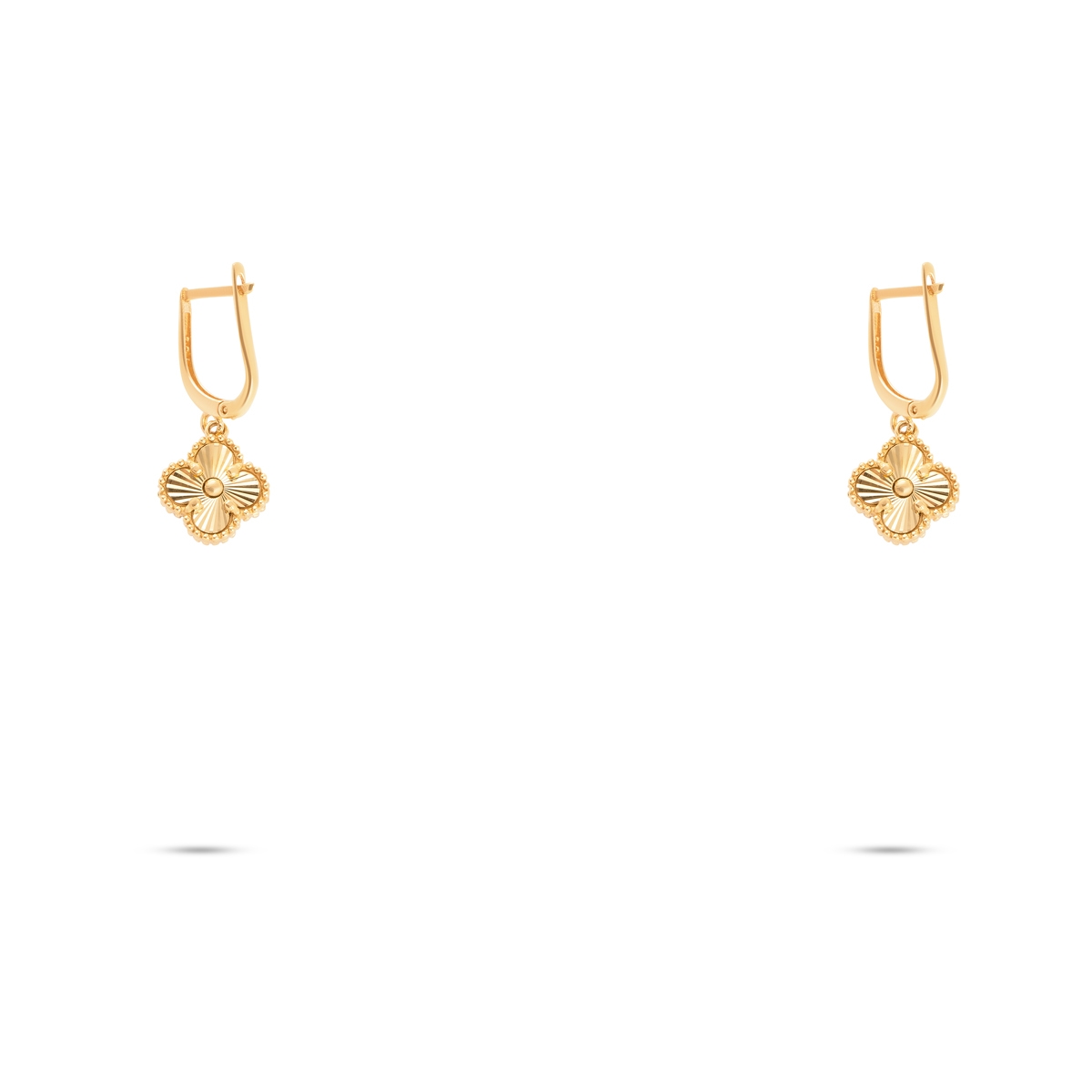 گوشواره طلا 18  عیار کلیپسی ونکلیف